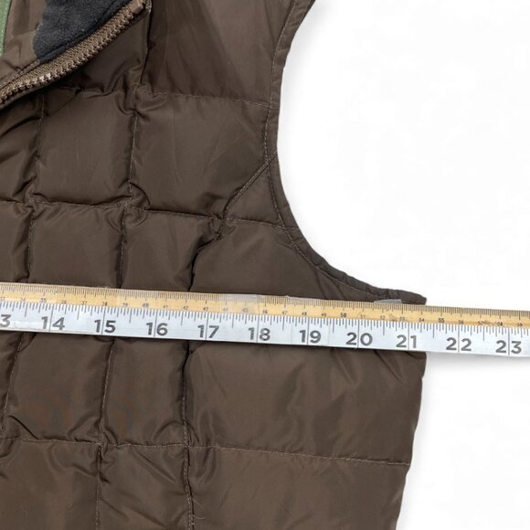 Eddie Bauer Goose Down Brown Puffer Quilted Ski Vest Jacket Women's Large - Picture 5 of 8